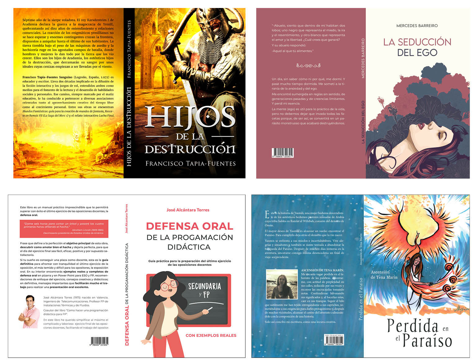 Diseñar portada libro